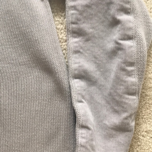 Esprit Gray Knit and Corduroy Crew Neck Sweater - Picture 5 of 6